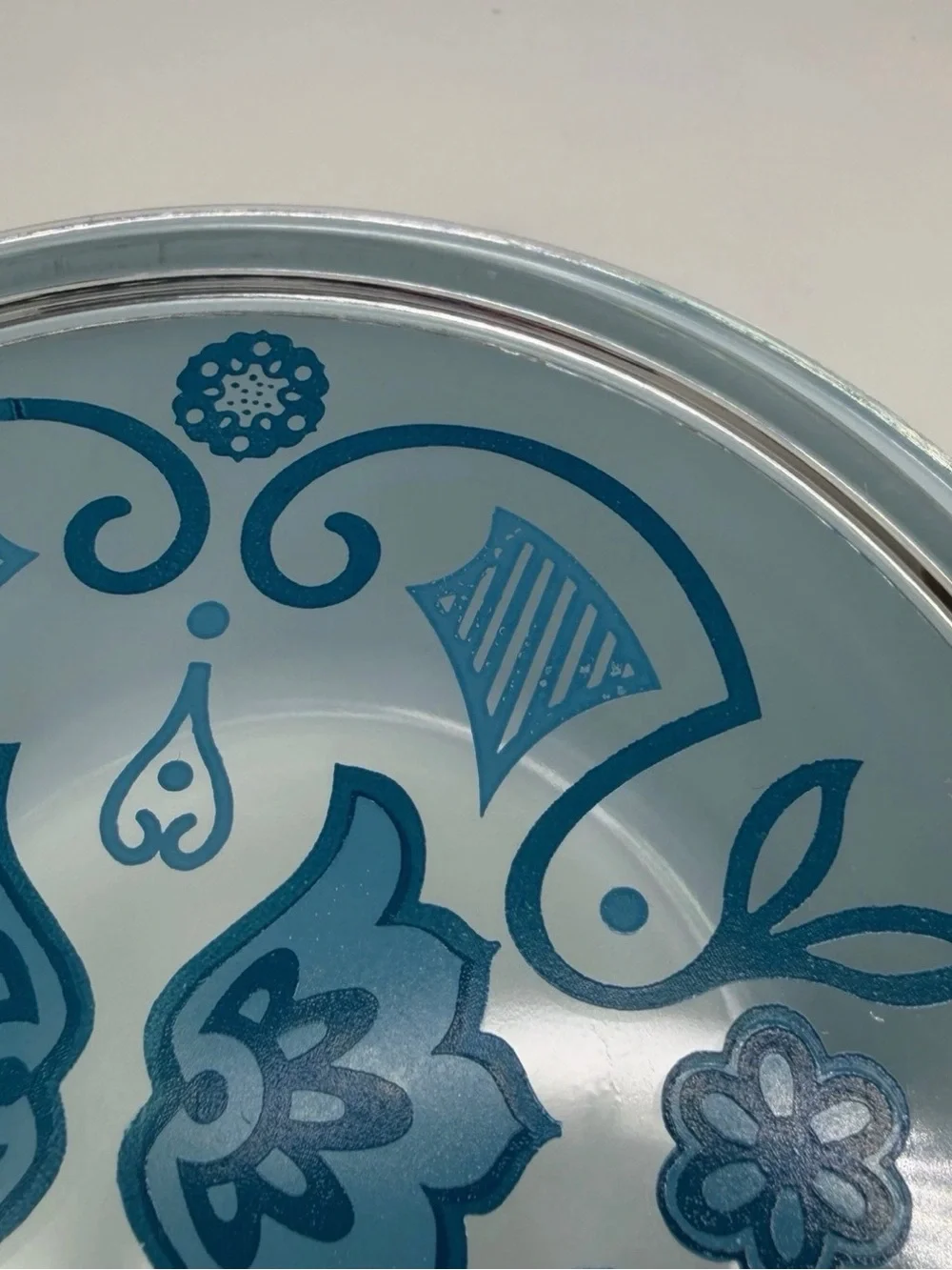 Vintage 1970 Pyrex 474 promotional casserole dish in the 